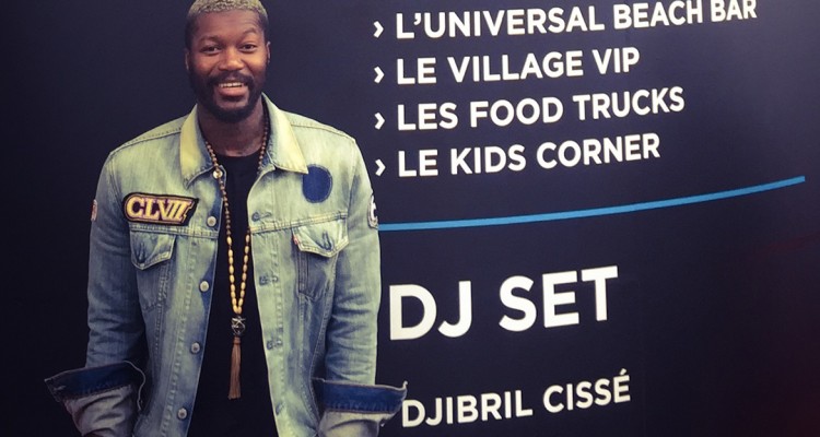 Djibril Cissé à l'entrée de L'opening Party