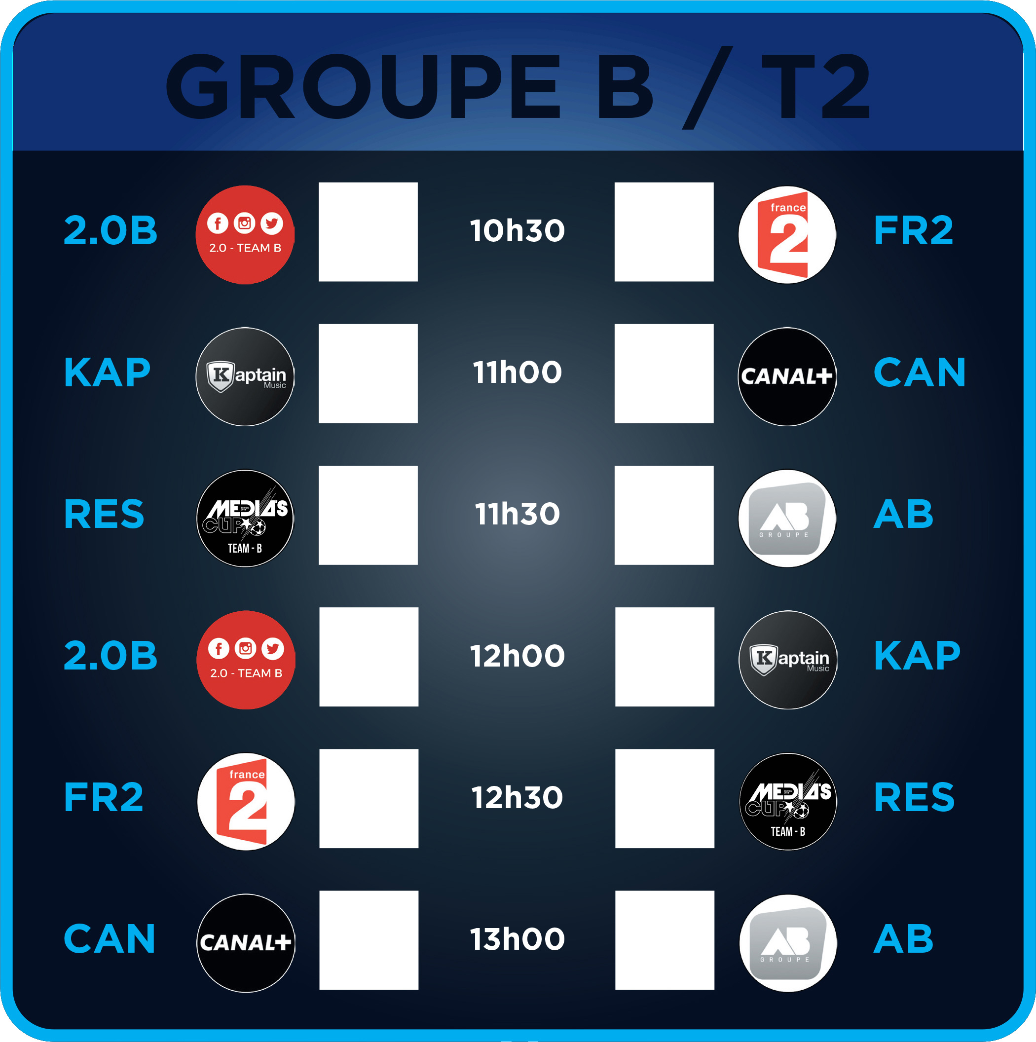 Groupe B - Terrain 2