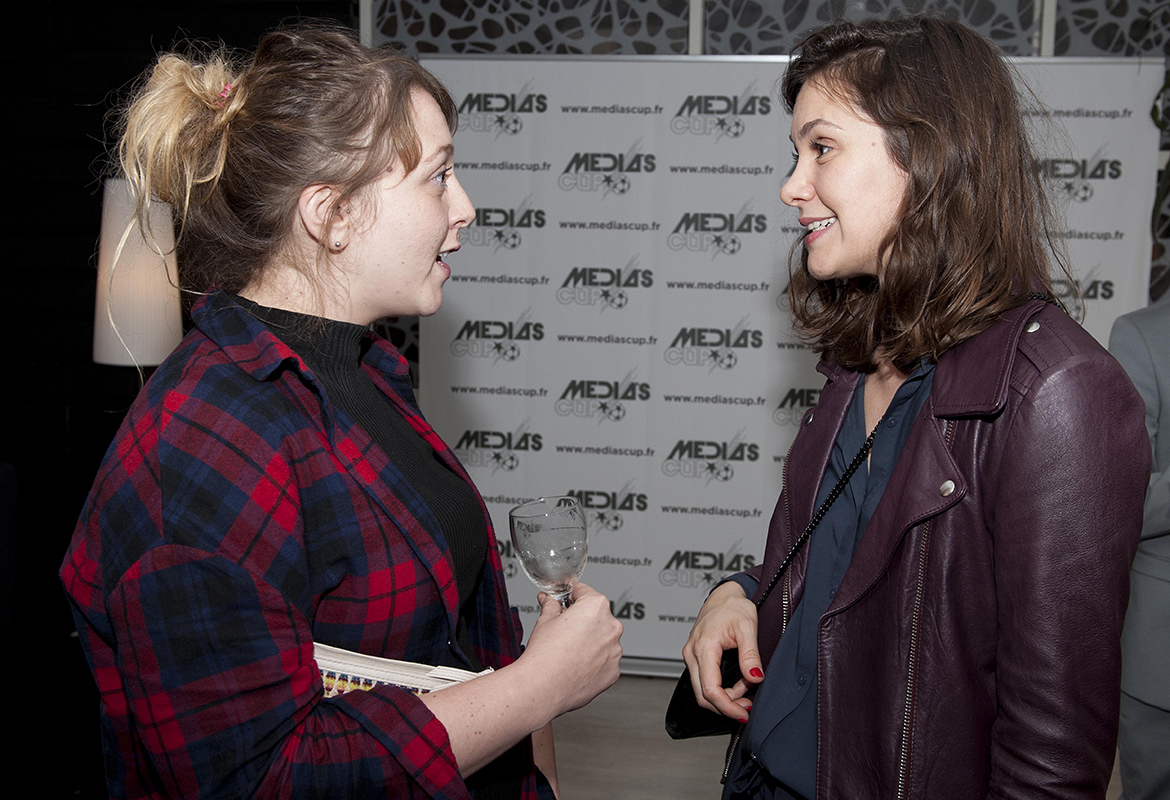 Adelyne Fontaine (STUDIO 89) et Émeline Pape (Atlantis Télévision)